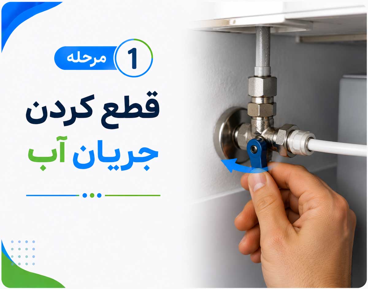 قطع کردن جریان آب